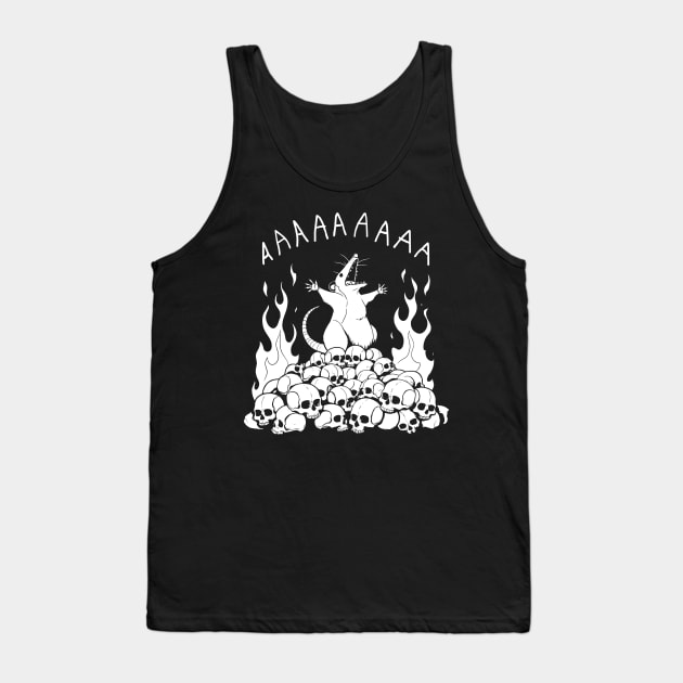 AAAAAPOSSUM Tank Top by Nick Maskell Designs